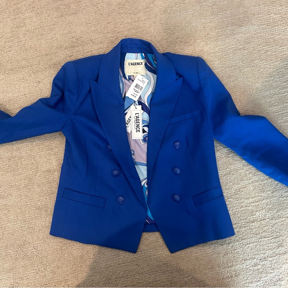 L'AGENCE Kids Royal Blue Blazer